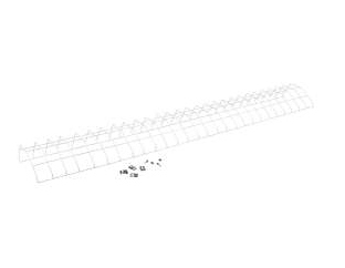 Keystone KT-SWLED-WG-2-KIT Wire Guard for LED Stairwell Fixtures. Fits 4A fixture.