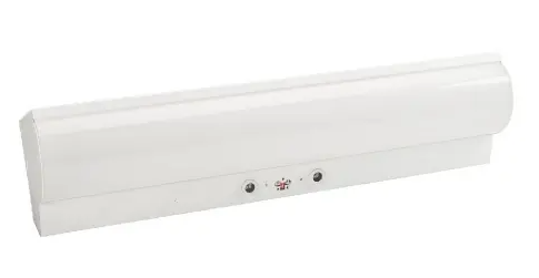 Keystone KT-SWLED25PS-2A-8CSA-VDIM-P 2-ft 18/20/25W Stairwell Fixture With Sensor, 120V-277V, CCT Select, White Finish