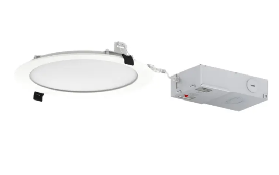 Keystone KT-WDLED23PS-8A-9CSF-VDIM LED Slim Wafer Downlight, 8" Round, Multi-Color Temperature, Wattage 23W, Voltage 120-277V, 0-10V Dimming