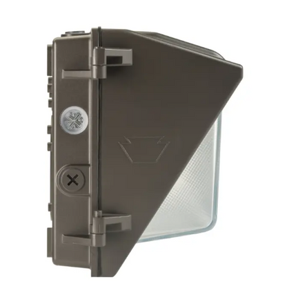 Keystone KT-WPLED55-M1-8CSB-VDIM XFit Traditional LED Wall Pack - 55W - CCT Selectable - 120-277V - Bronze