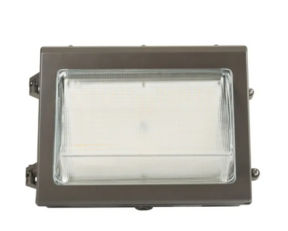 Keystone KT-WPLED80-M1-8CSB-VDIM XFit Traditional LED Wall Pack - 80W - CCT Selectable - 120-277V - Bronze