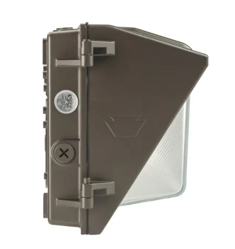 Keystone KT-WPLED80-M1-8CSB-VDIM XFit Traditional LED Wall Pack - 80W - CCT Selectable - 120-277V - Bronze