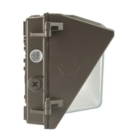 Keystone KT-WPLED80-M1-8CSB-VDIM XFit Traditional LED Wall Pack - 80W - CCT Selectable - 120-277V - Bronze