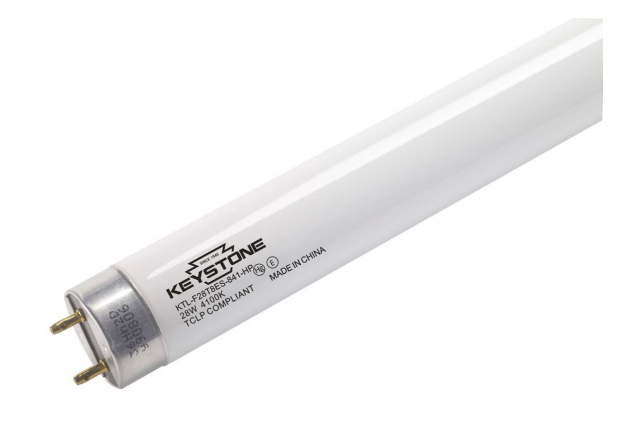 Keystone KTL-F28T8ES-835-HP-DP F32T8 (28W), 3500K, 85 CRI, High Performance T8 Fluorescent Lamps