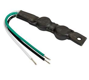 Keystone KTSP-10KV-C External Surge Protector, compact design. Parallel Wiring, 120-277V Input, Max Peak Protection (10KV, 10KA)