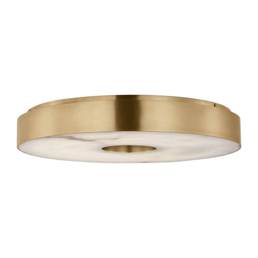 Visual Comfort Architectural KWFM70327HABALB Wyllis 12 Flush Mount - Hand-Rubbed Antique Brass - 60W 2700K - 1500 Lumens - CRI 90 - Dimmable