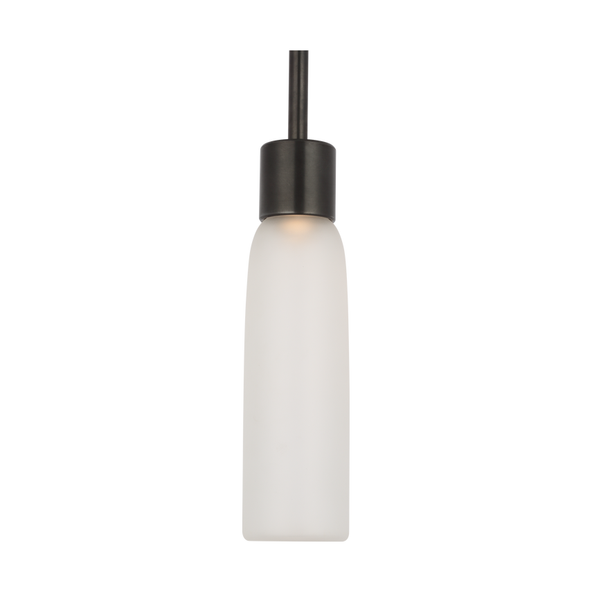 Visual Comfort Architectural KWPD49527CEBZ Kelly Wearstler Volver 2.5", 11.3W Bronze LED Line-Voltage Pendant Ceiling Light 2700K Integrated LED