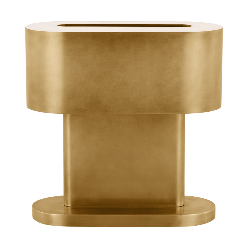Visual Comfort Architectural KWTB32827NB Wyllis Accent Table Lamp - Natural Brass - 22.1W 2700K - 311 Lumens - CRI 90 - Dimmable