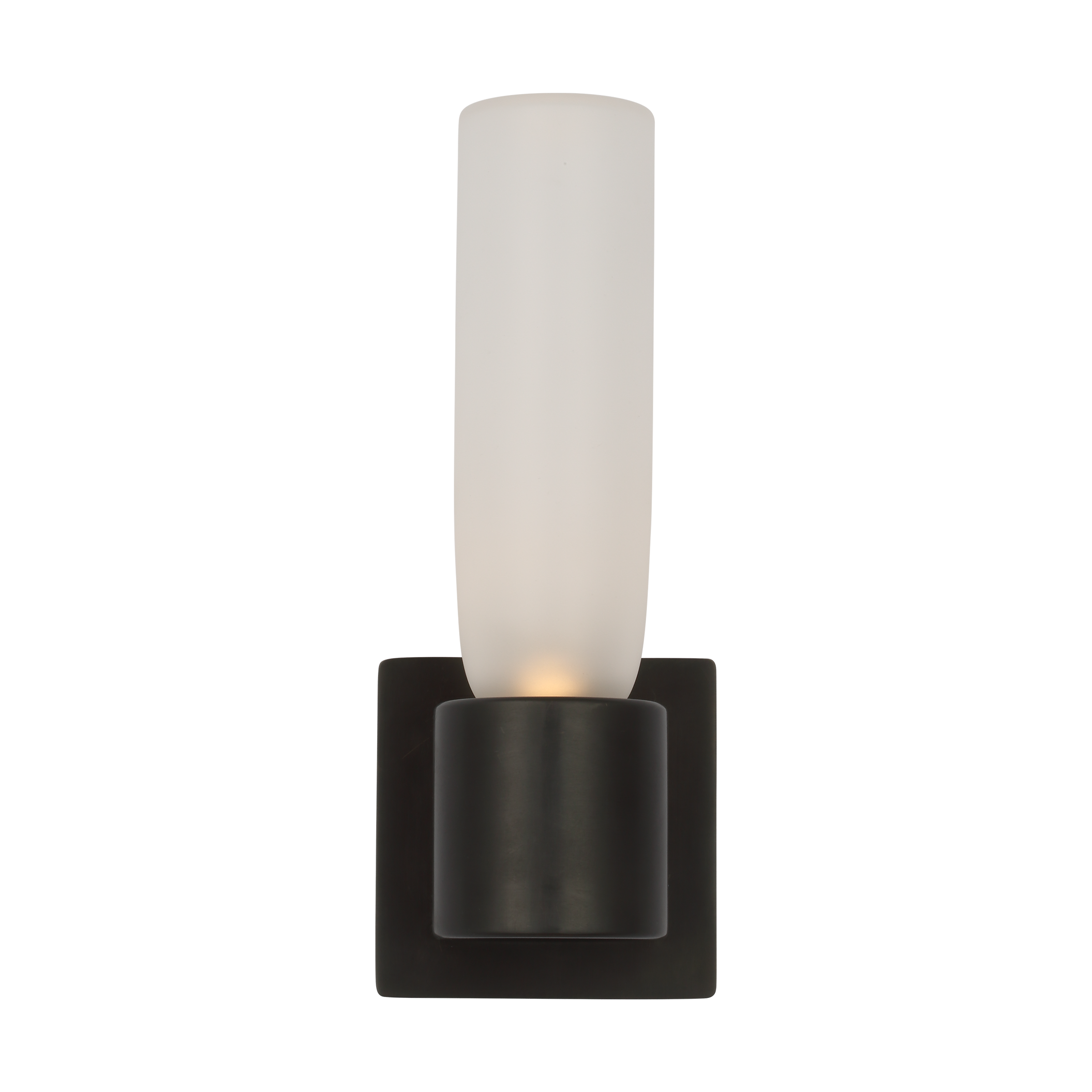 Visual Comfort Architectural KWWS49727CEBZ Kelly Wearstler Volver 3.7", 11.3W Bronze LED ADA Sconce Wall Light 2700K Integrated LED