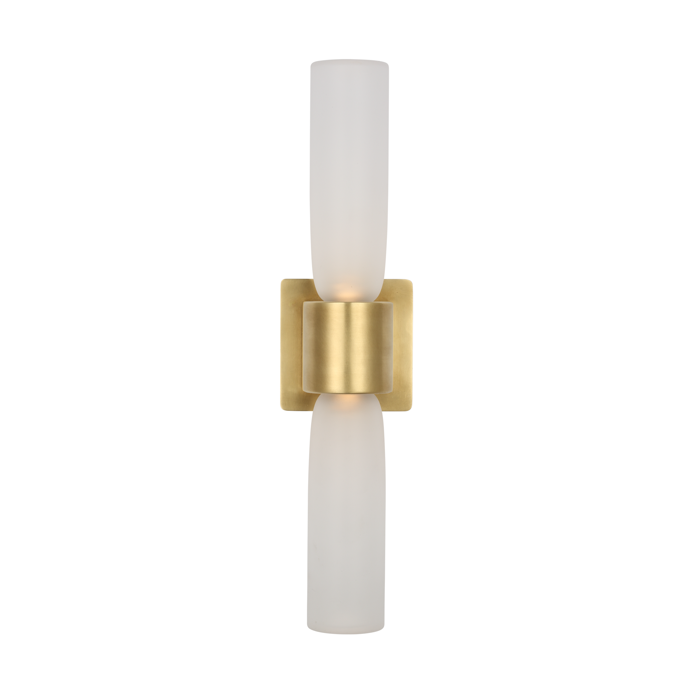 Visual Comfort Architectural KWWS49827CEHAB Kelly Wearstler Volver 18.6", 10.4W Hand Rubbed Antique Brass LED ADA Sconce Wall Light 2700K Integrated LED