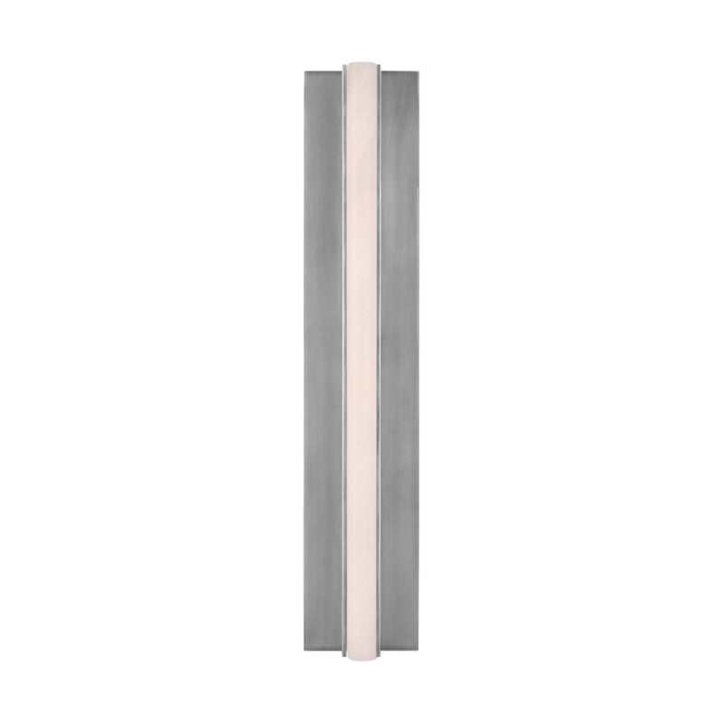 Visual Comfort Architectural KWWS71127ANALB Linea 15" Tall LED Wall Sconce - Antique Nickel - 15.1W 2700K - 251 Lumens - CRI 90 - Dimmable