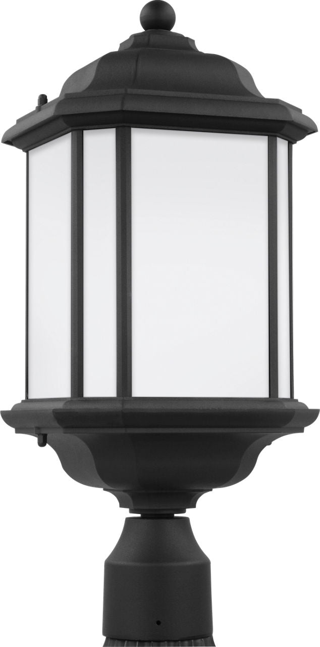 Generation Lighting Kent 1 Light Black Post Lantern