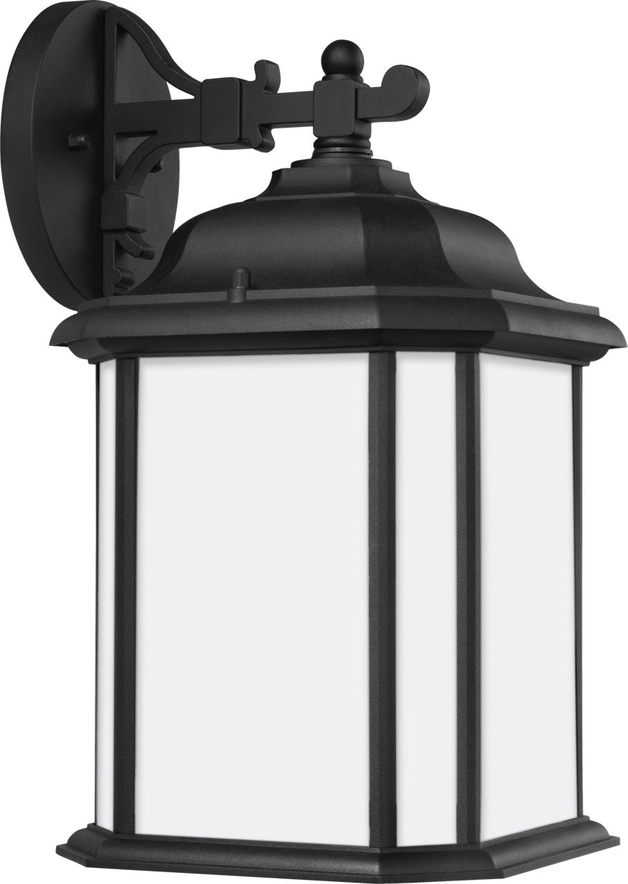 Generation Lighting Kent 1 light black outdoor wall lantern