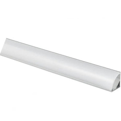Task Lighting L-003-CL-90 90" 003 Series Angled Aluminum Profile, Clear Lens