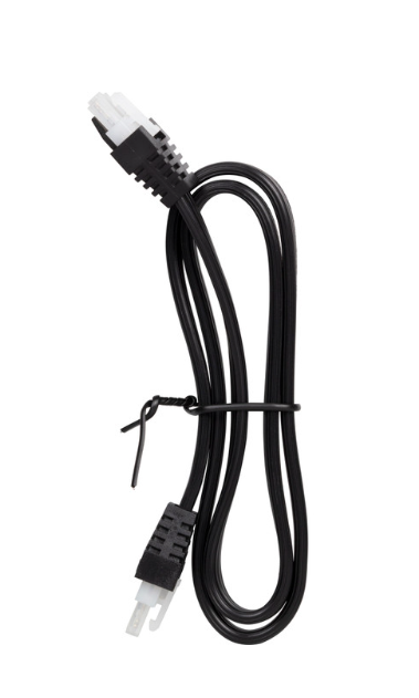 Task Lighting L-BL-LC-02-B 2 ft Linking Cable for 120V Bar Light, Black Finish