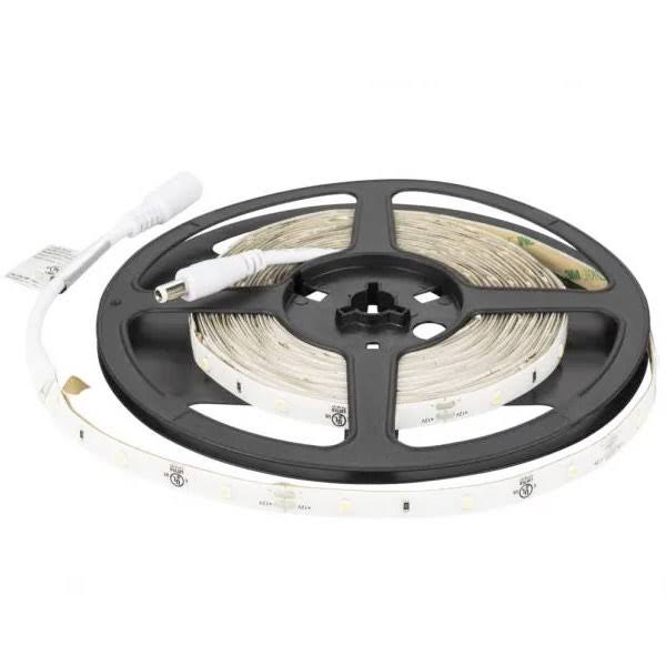 Task Lighting L-DMW150-16-27 16ft LED Tape Light – Warm White 2700K, 12V, Waterproof IP65, 49 Lumens/Ft, 0.6W/Ft, Accent Lighting for Indoor/Outdoor Use