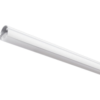 Task Lighting L-LCR-FR90-WT 90" Lighted Closet Rod Profile - Frosted Lens - White Finish