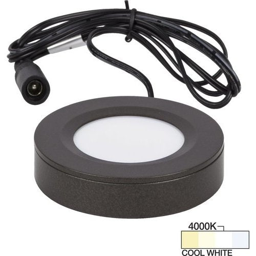 Task Lighting L-PS-FR-3BZ-50 3 Watt LED Puck Light - 5000K - 12V - Brushed Aluminum