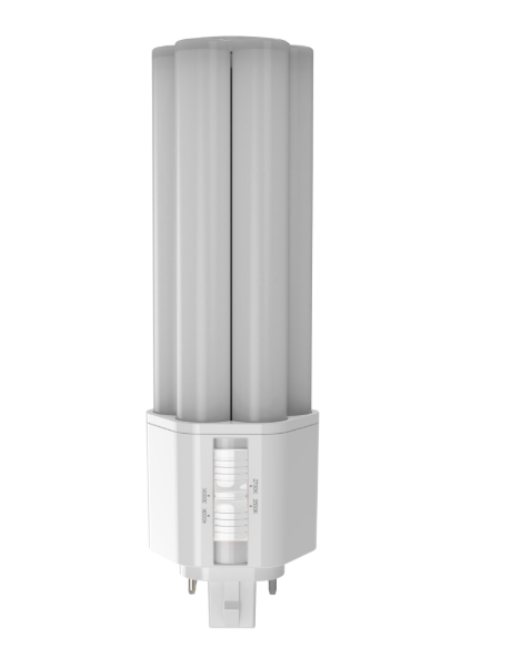 Eiko L17WPLT/BP/8FCCT/U/GX24D/O PLT Type B Plastic 80CRI, Color Temperature 30K/35K/40K/50K 120-277V Omni GX24d