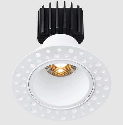 Lotus LED Lights L3F-RDI-WH-LW36-3K95 Tangra 3″ Round Adjustable Recessed Downlight – CCT 3000K – 36° Beam – White Trim – White Lens Reflector – CRI 95