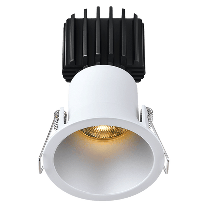 Lotus LED Lights L3F-RDT-AZ-RS20-3K95 Tangra 3″ Round Flush Downlight – 3CCT – 20° Beam – Alzak Trim – Semi Frosted Glass Reflector – CRI 95