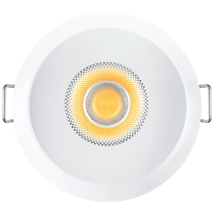 Lotus LED Lights L3F-RRI-BK-LB36-5C95 Tangra 3" Fixed Round Recessed Invisible Black Trim Lens  – 36° Beam – 5CCT – Black Lens Reflector – CRI 95