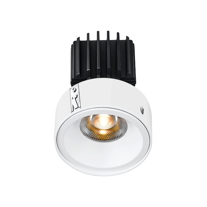 Lotus LED Lights L3F-RRF-WH-LW50-3K95 Tangra LED Fixed Round Recessed Invisible Flangeless - Trim White - Lens White - 50 Beam Angle - CCT: 3000K