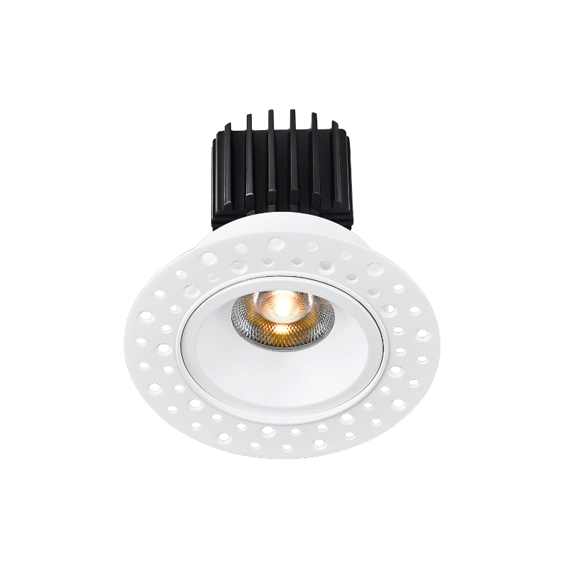 Lotus LED Lights L3F-RRI-WH Trim for Tangra 3" Fixed Round Recessed Invisible - Finish: White