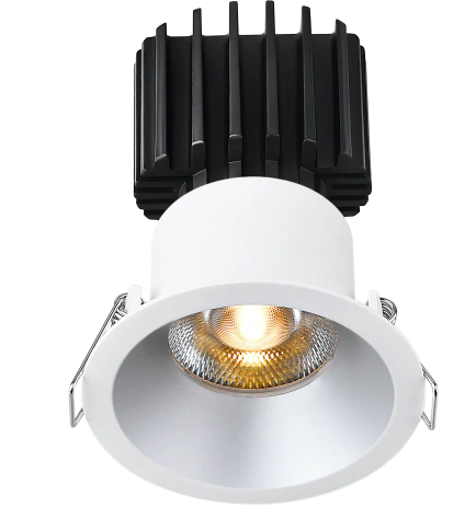 Lotus LED Lights L3F-RRT-AZ-RC36-1895 Tangra 3" Fixed Round Recessed Thin Alzak Trim, Reflector Clear Glass Beam Angle 36°, Color Temperature DTW 30K to 18K, CRI95