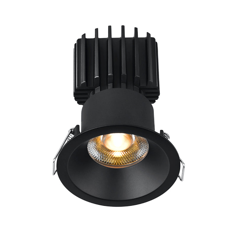 Lotus LED Lights L3F-RRT-BK Trim for Tangra 3" Fixed Round Recessed Thin - Finish: Black