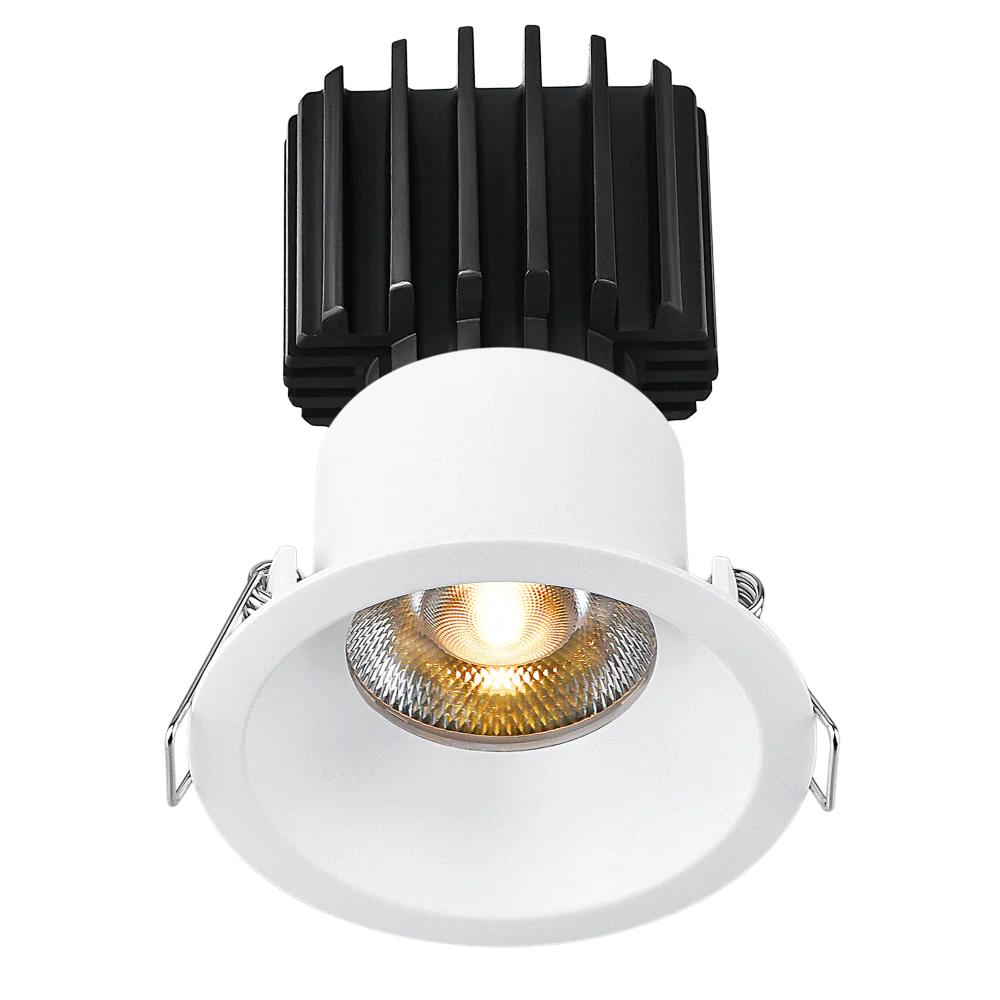 Lotus LED Lights L3F-RRT-WH-RF60-5C95 3" Tangra Fixed Round Recessed Thin Trim Reflector Frosted Glass - Beam Angle: 60° -  Finish: White