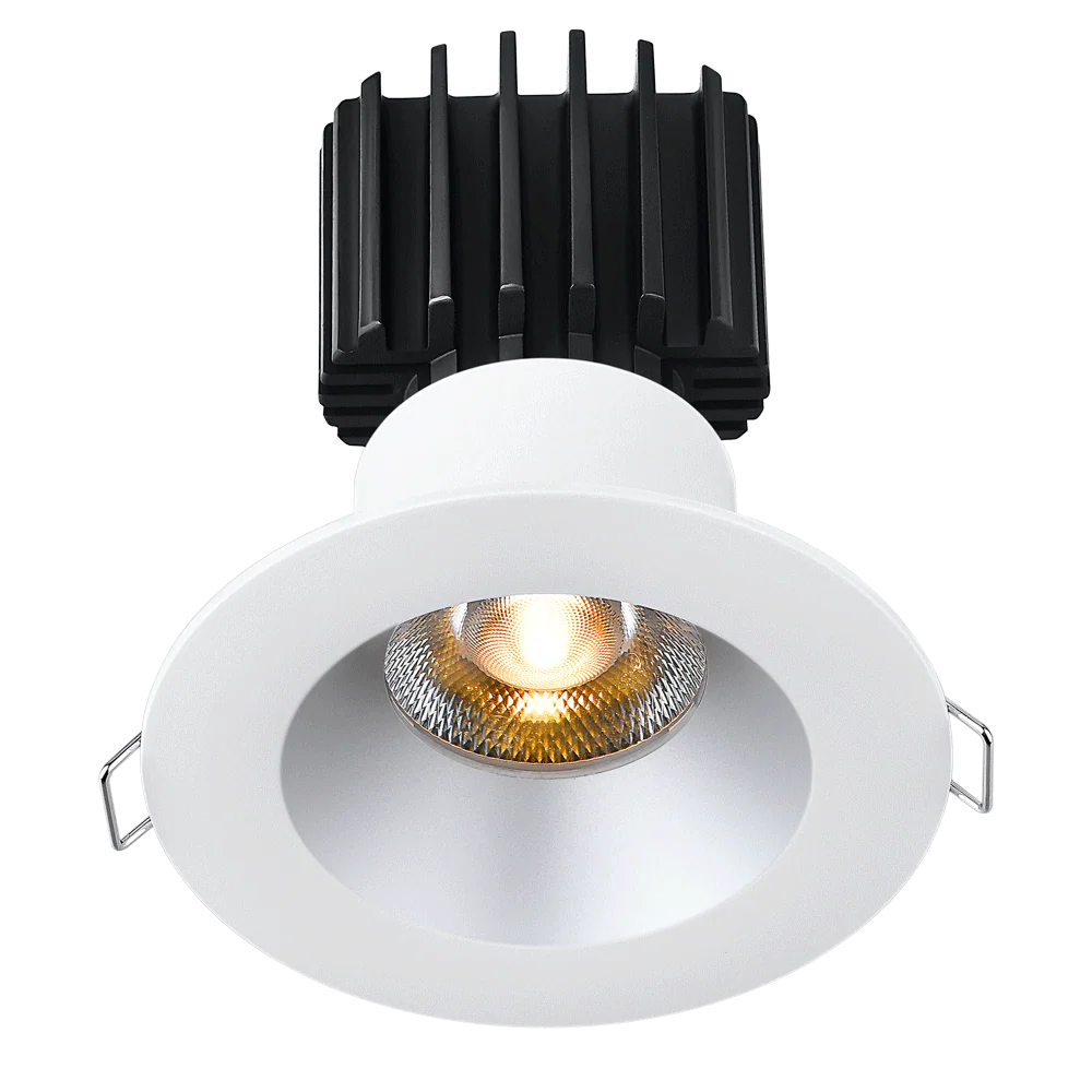 Lotus LED Lights L3F-RRW-AZ-RF50-1895 3" Tangra Fixed Round Recessed Wide Trim Reflector Frosted Glass - Beam Angle: 50° -  Finish: Alzak