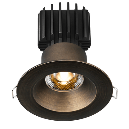 Lotus LED Lights L3F-RRW-BR-RS-24-5C95 Tangra 3" Fixed Round Recessed Wide Trim - 5CCT -  24° Beam - Oil Rubbed Bronze Trim W/ Reflector Semi Frosted Glass