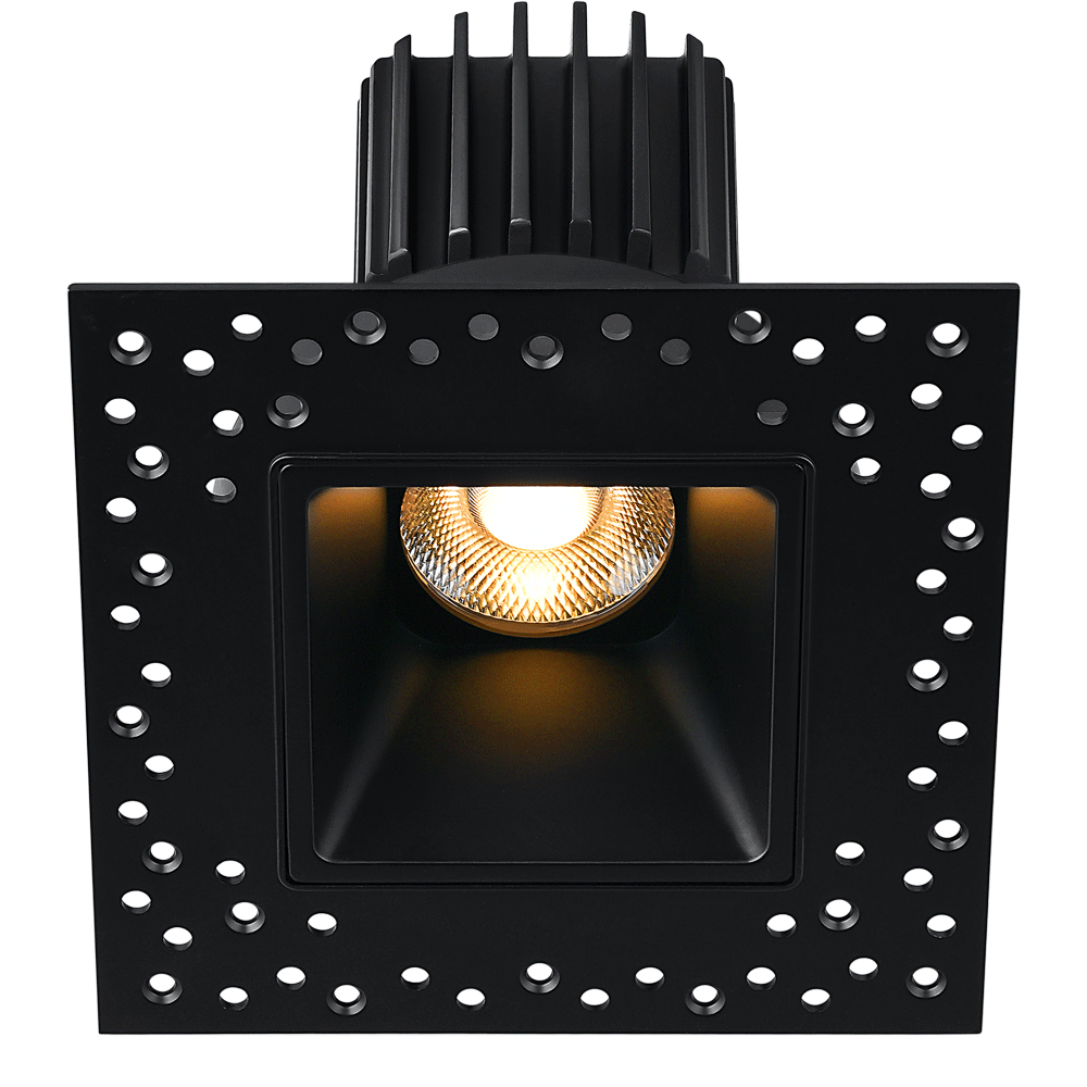 Lotus LED Lights L3F-SDI-BK-RC20-5C98 Tangra 3″ Surface/Trim Downlight – 20° Beam – 5CCT – Black Trim – Clear Glass Reflector – CRI 98