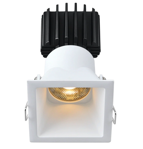 Lotus LED Lights L3F-SDT-WH-LW24-4C90 Tangra 3″ Surface/Trim Downlight – 24° Beam – 4CCT/Dim-to-Warm (3500K→2700K) – White Trim – White Lens Reflector – CRI 90
