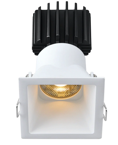 Lotus LED Lights L3F-SDT-WH-RC20-3K95 Tangra 3″ Surface/Trim Downlight – 20° Beam – 3000K – White Trim – Clear Glass Reflector – CRI 95