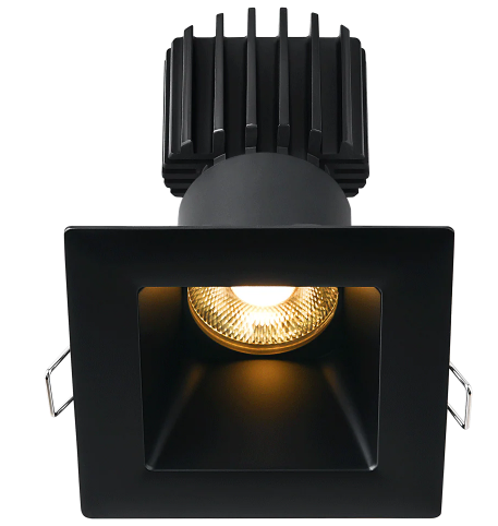 Lotus LED Lights L3F-SDW-BK-RF50-4C90 Tangra 3″ Surface Downlight – 50° Beam – 4CCT – Black Trim – Frosted Glass Reflector – CRI 90