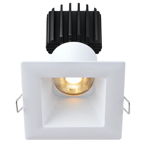 Lotus LED Lights L3F-SDW-WH-RS20-3K95 Tangra 3 Inch Fixed Square Deep Regressed Wide White Trim Reflector Semi-frosted glass 20° 30K CRI95