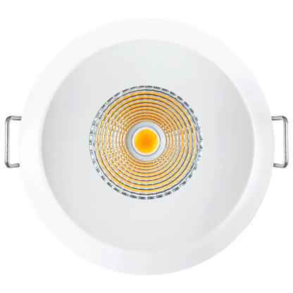 Lotus LED Lights L3G-RFW-BK-RC36-1895 Tangra 3" Gimbal Round Flat Wide Trim - DTW 3000K to 1800K -  36° Beam - Black Trim, Reflector W/Clear Glass - CRI95