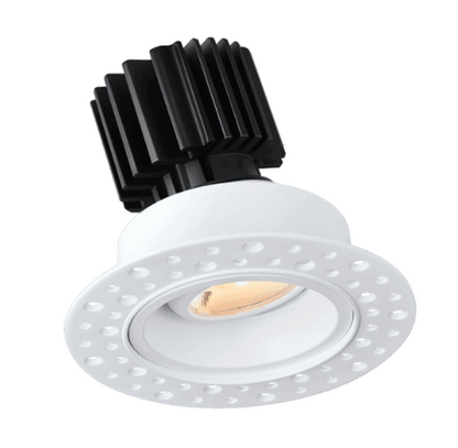 Lotus LED Lights L3G-RIT-WH-LW24-4C90 Tangra 3" Gimbal Round Recessed Invisible White Trim Lens White 24° 4CCT+DTW 35K to 27K CRI90