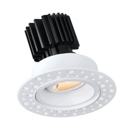 Lotus LED Lights L3G-RIT-WH-RF50-5C95 Tangra 3 Inch Gimbal Round Recessed Invisible White Trim Reflector Frosted glass 50° 5CCT CRI95