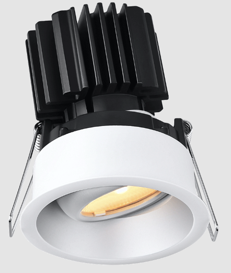 Lotus LED Lights L3G-RRT-AZ-RF50-5C95 Tangra 3″ Gimbal Round Recessed Thin Alzak Trim, Frosted Glass, Beam Angle 50°, Multi-Color Temperature, CRI95