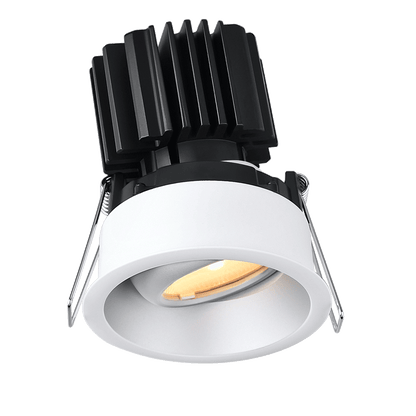 Lotus LED Lights L3G-RRT-AZ-LW36-5C98 Tangra 3" Gimbal Round Recessed Thin Trim - 5CCT - 36° Beam - Alzak Trim - White Lens Reflector - CRI98