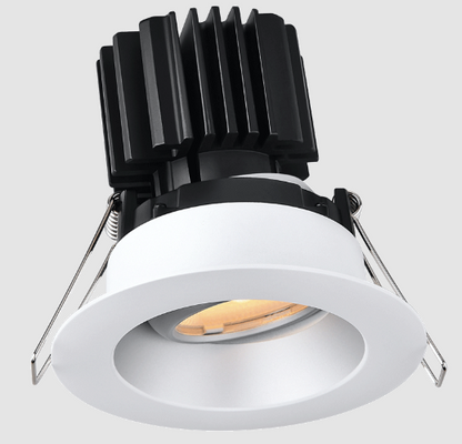 Lotus LED Lights L3G-RRW-AZ-LW24-3K95 Tangra 3″ Gimbal Round Recessed Wide Alzak Trim, Lens White, Beam Angle 24°, Color Temperature 30K CRI95