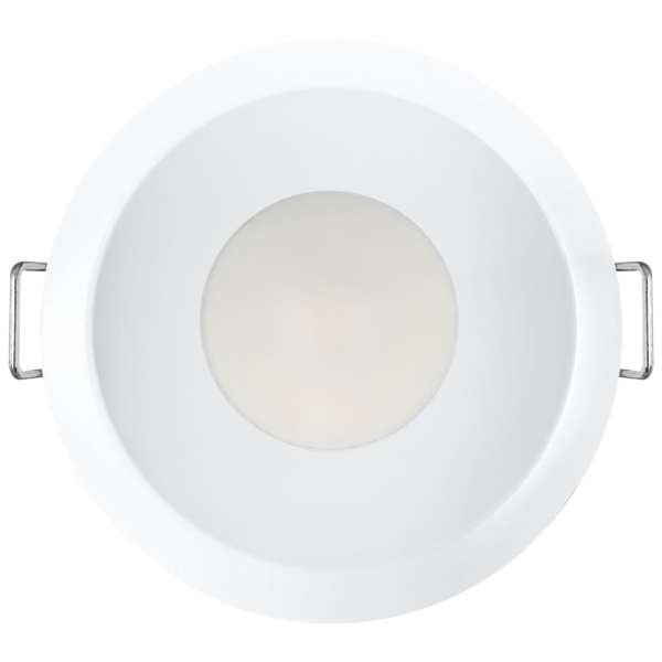 Lotus LED Lights L3G-RRW-WH-RF50-3K98 Tangra 3" Gimbal Round Recessed Wide Trim - CCT 3000K -  50° Beam - White Trim, Reflector W/ Frosted Glass - CRI98
