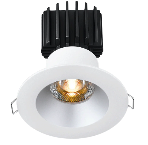 Lotus LED Lights L3G-RRW-AZ Trim for Tangra 3" Gimbal Round Regressed Wide - Alzak Finish