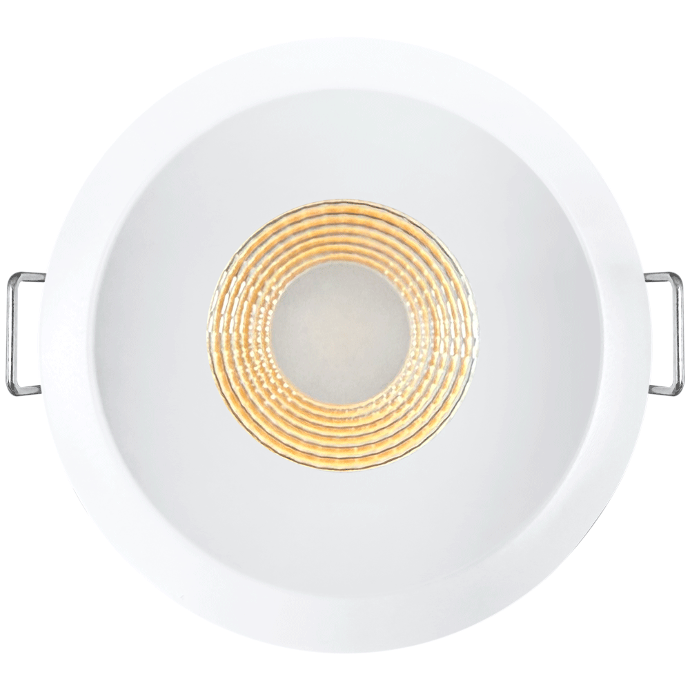 Lotus LED Lights L3G-RRW-BK-RS36-5C95 Tangra 3" Gimbal Round Recessed Wide Trim - 5CCT -  36° Beam - Black Trim, Reflector with Semi Frosted Glass - CRI95