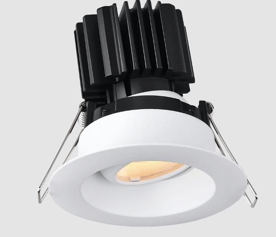Lotus LED Lights L3G-RRW-WH-LW36-3K98 Tangra 3″ Gimbal Round Recessed Wide White Trim, Lens White, Beam Angle 36°, Color Temperature 30K, CRI98