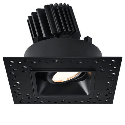 Lotus LED Lights L3G-SIT-BK-RC36-5C95 Tangra 3″ Square Surface/Trim Integrated LED – 5CCT – 36° Beam – Black Trim – Clear Glass Reflector – CRI 95