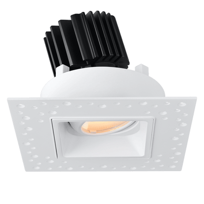 Lotus LED Lights L3G-SIT-WH-LW36-5C95 Tangra 3″ Square Surface/Trim Integrated LED – 5CCT – 36° Beam – White Trim – White Lens Reflector – CRI 95